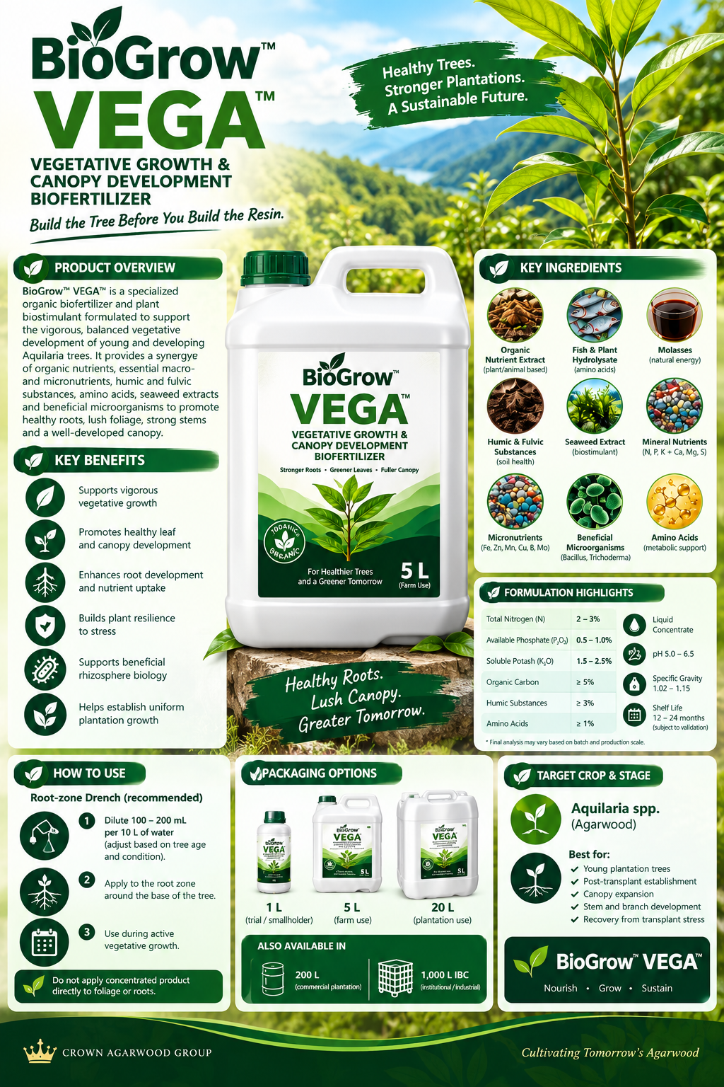 BioGrow™ VEGA™ 5L pack